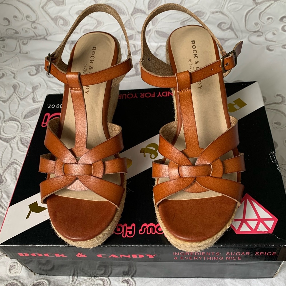 Wedged Heel Sandals